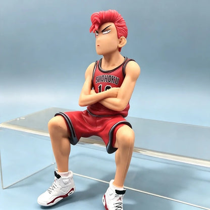 15cm/5.91in Anime Slam Dunk Figure Sakuragi Hanamichi Action Figures Pvc Statue Desktop Ornamen Collection Model Toys Gifts