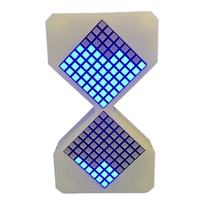 Cyber Style LED Electronic Hourglass with Gravity Sensing 1-30 Min Timer DIY Digital Sand Clock Technology Sense Decompress