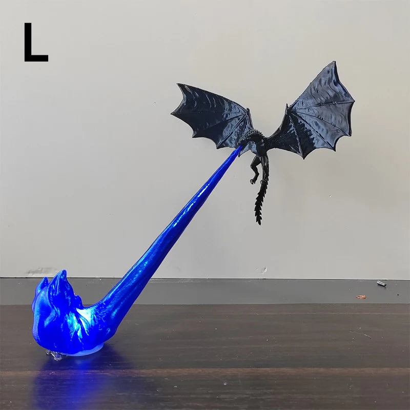 New Dragon Flame Book Nook Sculpture Fire Breathing Dragon Gothic Ornament Halloween Birthday Present Bookshelf Decoration 2026