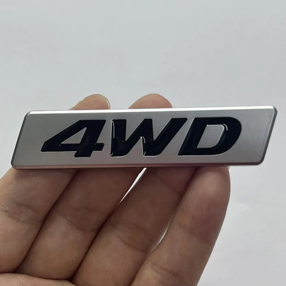 3D Metal Car Sticker Logo AWD 4WD LIMITED Trunk Tail Badge Emblem Metal Alloy Material, Scratch Resistant, Portable Installation