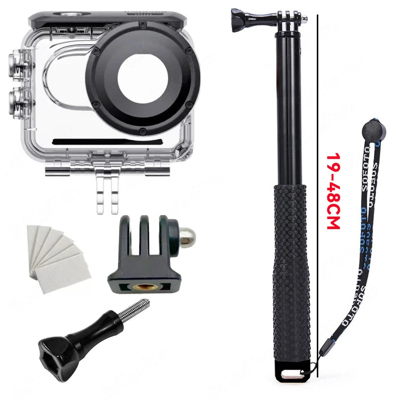 60M Waterproof Housing Case For Insta 360 GO 3S Underwater Diving Housing Protective Case Camera For Insta360 GO 3 Accessories