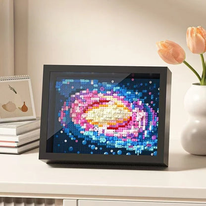 WIth Box World-famous Art Painting sunflower Van Gogh The Starry Night Galaxy Kanagawa 3D Diamond Building Block Toy Kids Gift