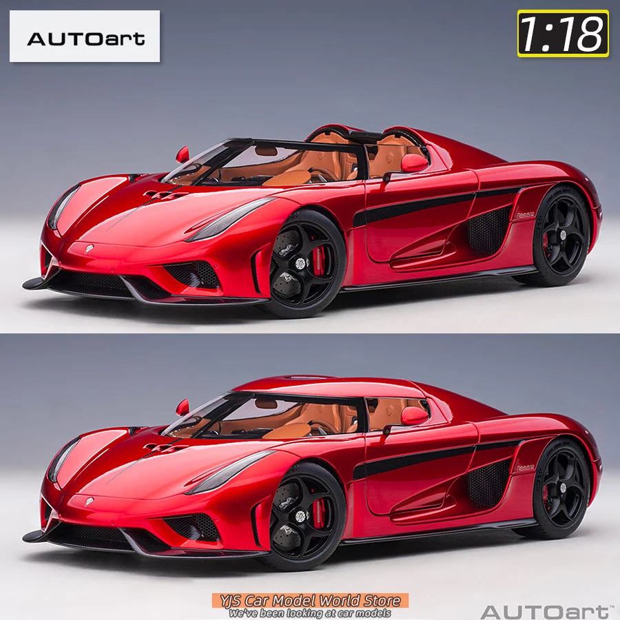 AUTOart model 1/18 Scale New  Koenigsegg Regera car model Static Decorative Items Holiday Gift Collection