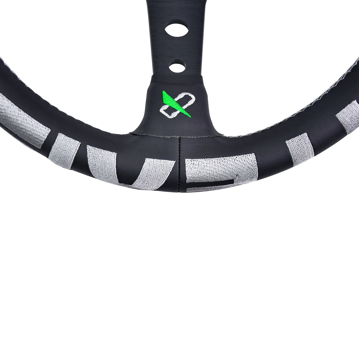 Vertex Sports Steering Wheel Leather Aluminum Alloy Embroidery Racing Modified Auto Parts Universal Car Steering Wheel