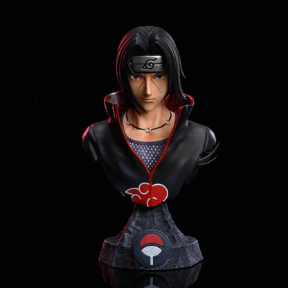 Naruto Action Figure Each Character Bust Portraits Sasuke Kakashi Itachi Model Statue Toys Desktop Ornament Decoration
