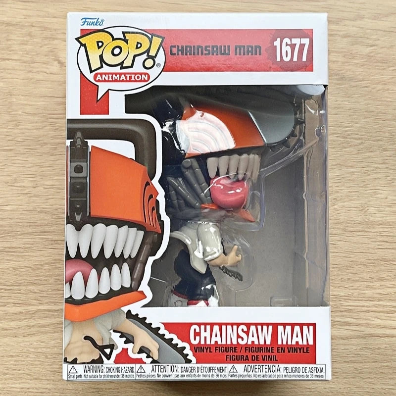 Funko Pop Chainsaw Man Himeno Kishibe Pochita Denji Samurai Sword Vinyl Figure Anime Collectible Model Desktop Ornament Toy Gift
