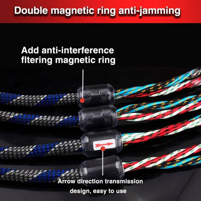 2 to 4 Banana Speaker Cable Hifi Audio Cable High End Audio Amplifier One Pair Copper Jack Ofc Speaker Cable Banana Plug Cable