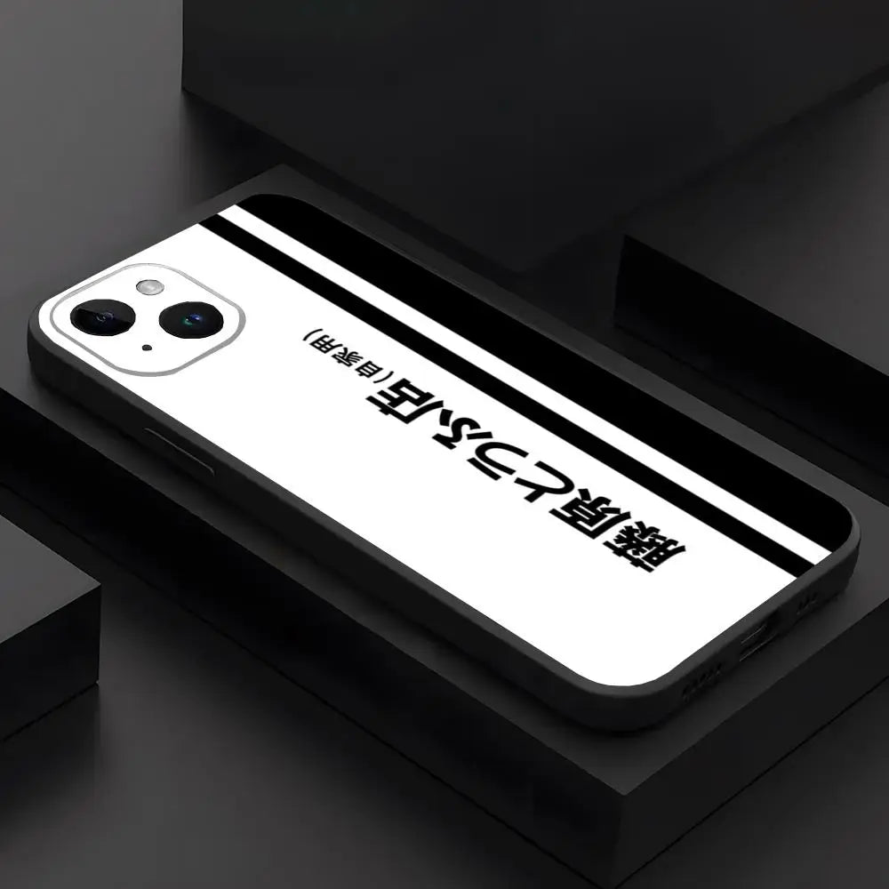Initial D Anime Phone Case For IPhone 17 15 16 13 Pro Max 14 12 11 Air Xr X 8 7 6 Plus Luxury Back Cover