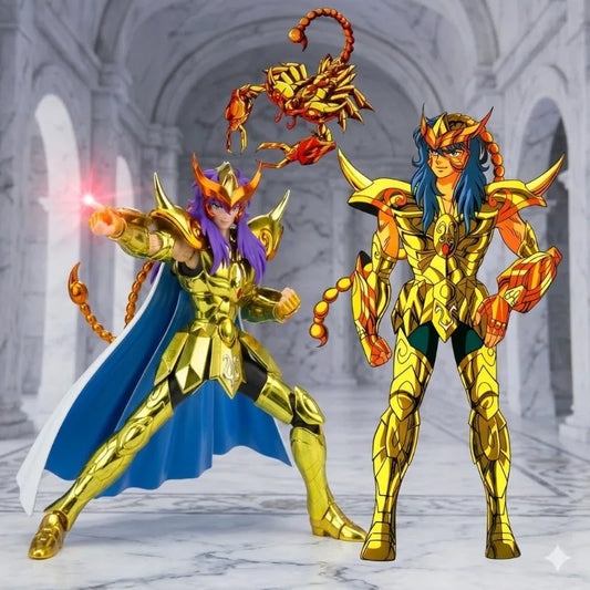 [9-Hour Shipping] New Stock Saint Seiya CS Gold Zodiac Scorpio Milo Saint Cloth Myth EX Metal Cloth Action Figure