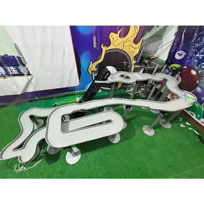 Custom Large Car Simulation Rally Tray Billiard Marbles Pinball Rolling Bead Battle Run Race Maze Marble Track