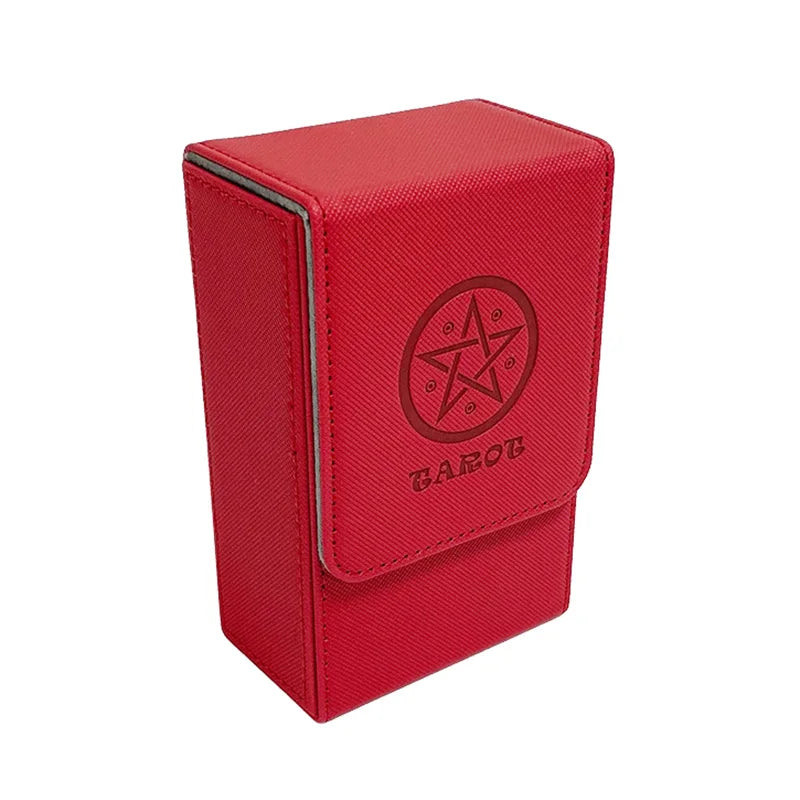 Minimalist Portable Pu Material Card Storage Box Water Proof Dust Proof For Board Game Cards And Collectible Sets