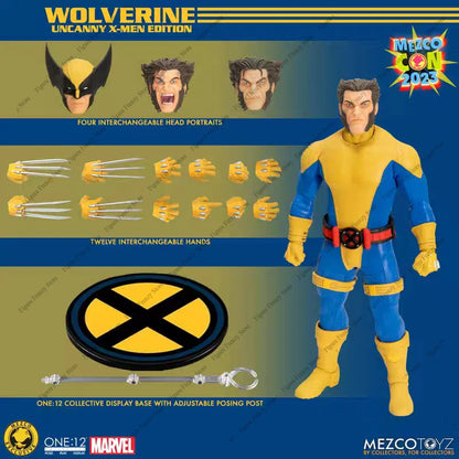 Special Offer  MEZCO Ants - Limited Edition Golden Label MARVEL X-Men Wolverine  Deadpool Action Figure