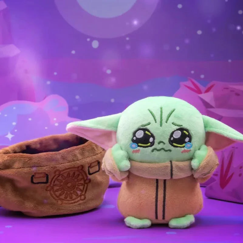 Hot Toys Star Wars Grogu Cosbi Plush Keychain Collection Blind Box Plush Pendant Decoration Doll Toy Boy's Birthday Gift