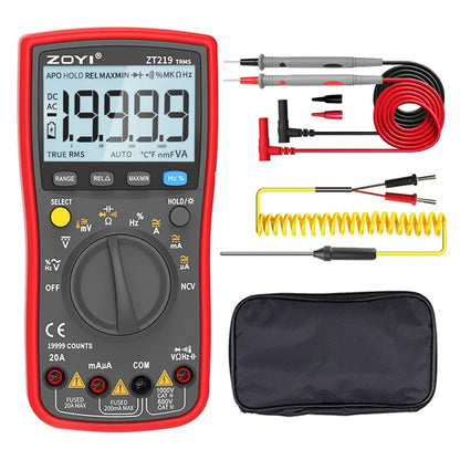 ZT219 Digital Multimeter 19999 Counts True Rms Multimeters AC/DC Current Meter Voltimetro Profesional Voltage Tester F