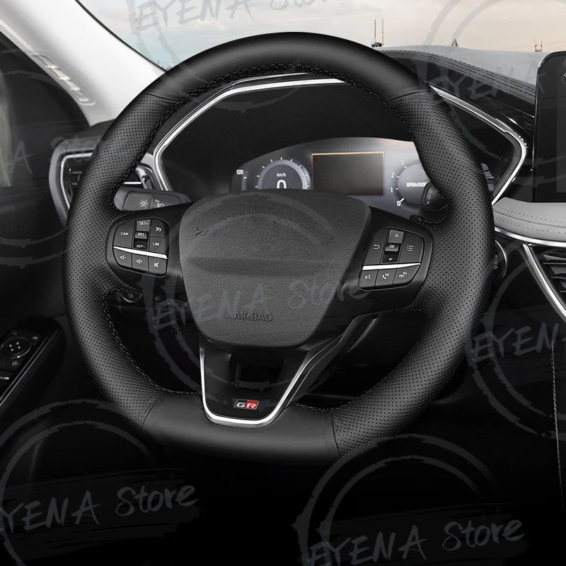 1pcs Car Metal Alloy GR SPORT Logo Steering Wheel Sticker Emblem For Toyota Yaris RAV4 Hilux Camry Prius Land Cruiser Corolla