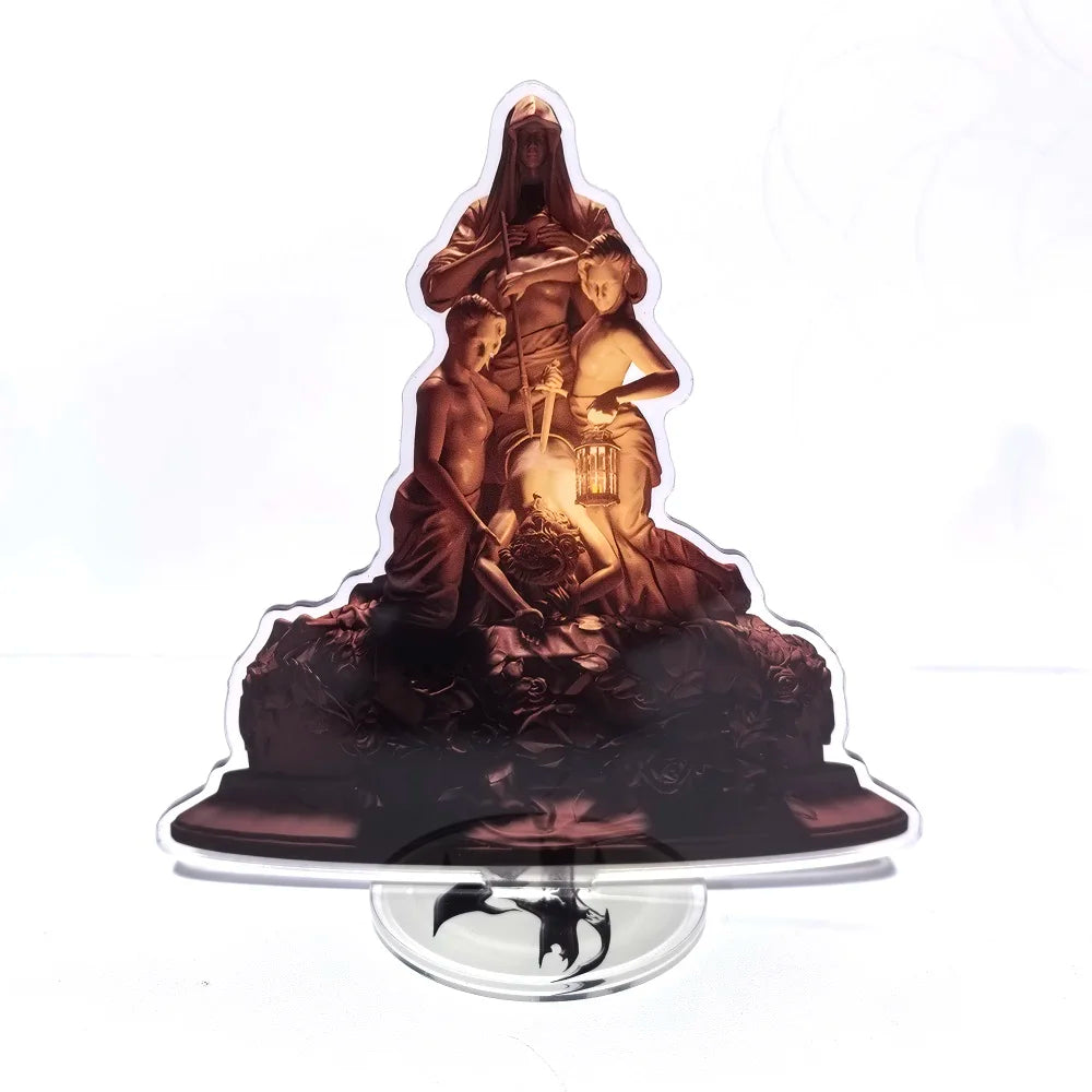HOT RE4 Resident Evil 4 Evil Castle 4 Reset version of the game surrounding acrylic wholesale display Model Christmas Gift key c