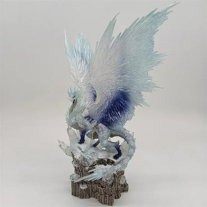 22cm Monster Hunter World Kirin Anime Figure Capcom Builder Creator's Model Glavenus/Dinovaldo/Velkhana Action Figure Doll Toys