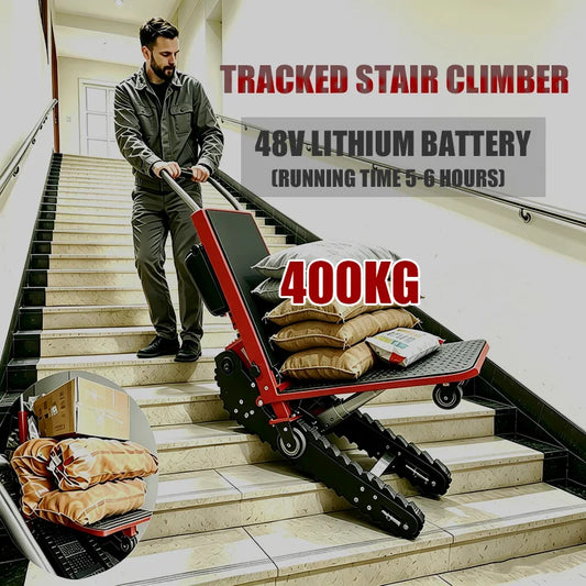 Electric Stair Climbing Machine Factory 400kg Stair Climber Trolley Machine Electric Automatic Stair Climbing Cart