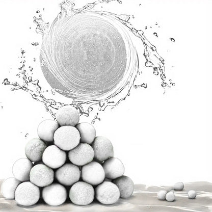 Artificial Snow Ball Realistic Fake Snow Toss Balls for Indoor Outdoor Winter Family Toss Games Christmas Tree Decoration
