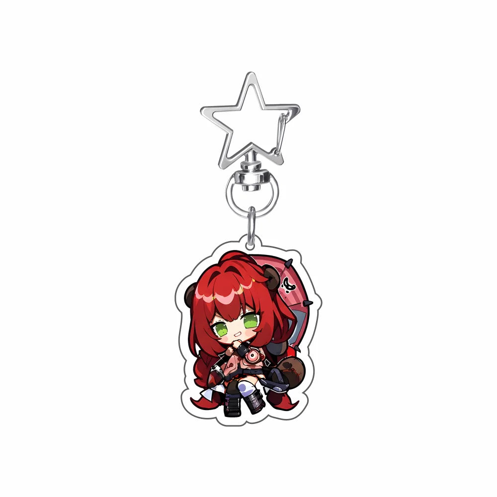 New Hot Game Zenless Zone Zero Keychains Pendant Car Ellen Joe Seth Lowell Jane Doe Von Lycaon Nicole Fans cosplay Gifts