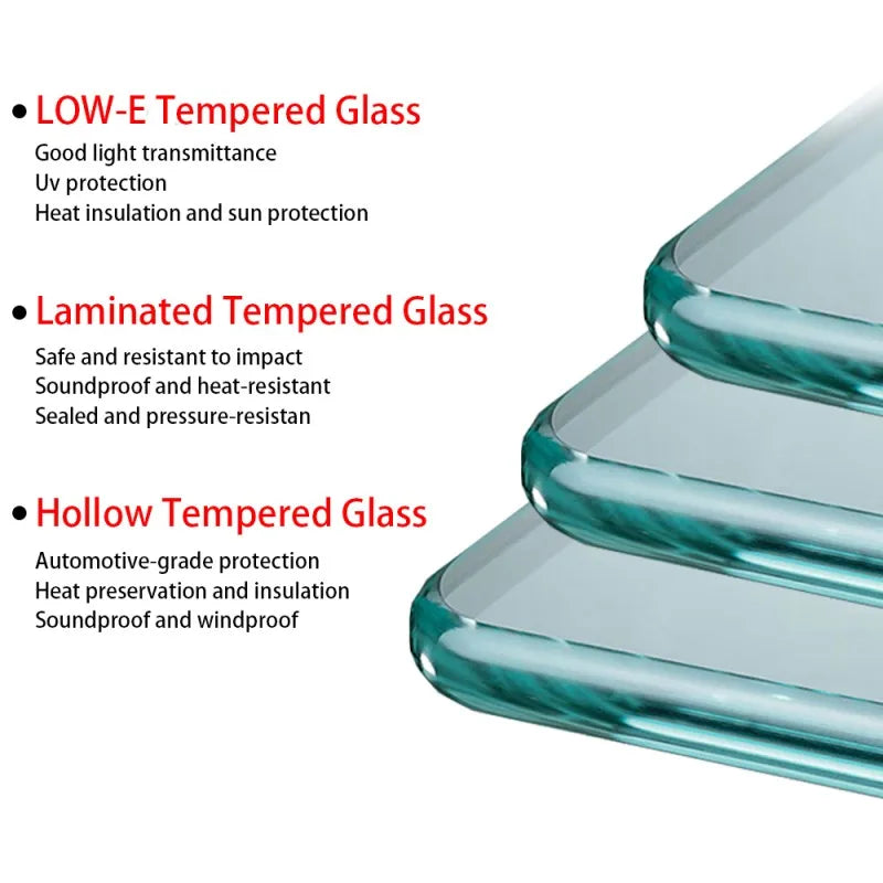Any Size Custom Multi Function Glass Sunroom Aluminum Structure Outdoor Patio Enclosure LED Light Available Four Season Room Ext