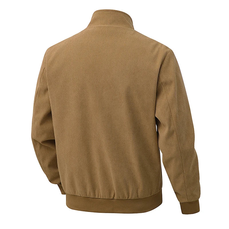Men's Corduroy Lapel Jackets 2025 Men's Spring and Autumn New American Retro Brand Loose and Handsome Multi-pocket Cargo Jacket