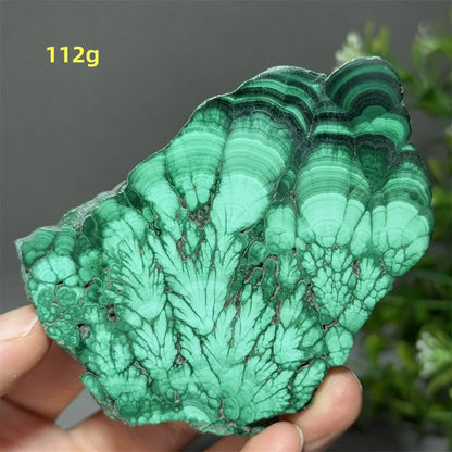 Natural High-Quality And Beautiful Malachite Slate Mineral Raw Stone Therapy Meditation Prayer Energy Home Decoration+Bracket