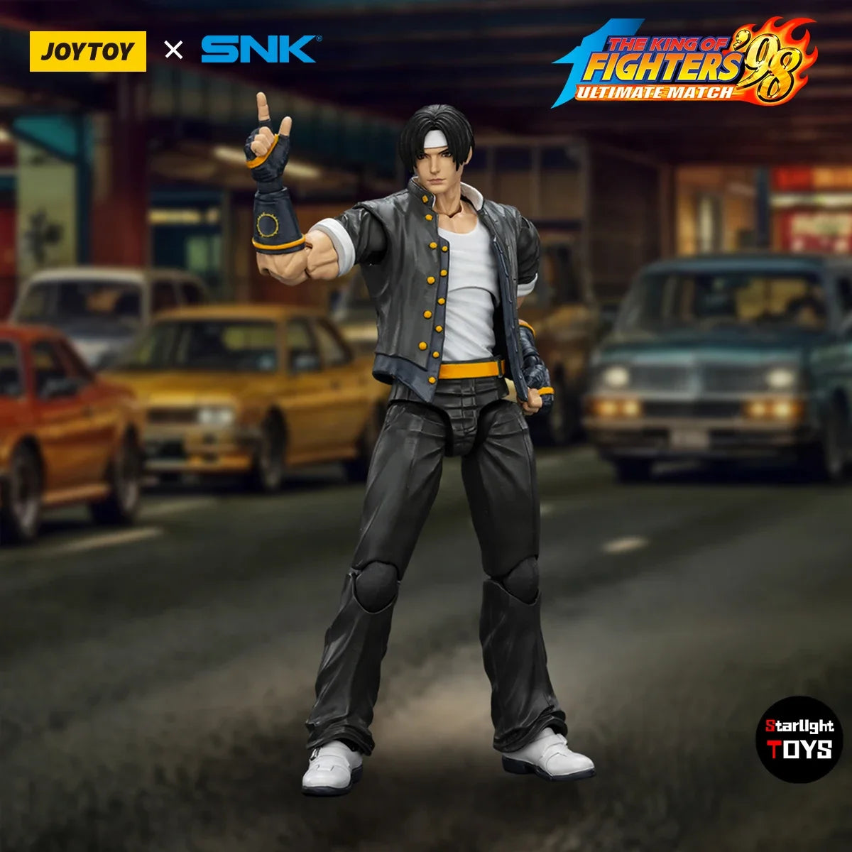JOYTOY 1/18 Action Figure SNK KOF 98UM Hero Team Kyo Kusanagi Model Toy Doll