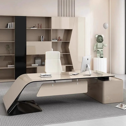 Conference Aesthetic Office Desk Reception Designer Individual Office Desk Executive Entertainment Ufficio Trendy Furniture