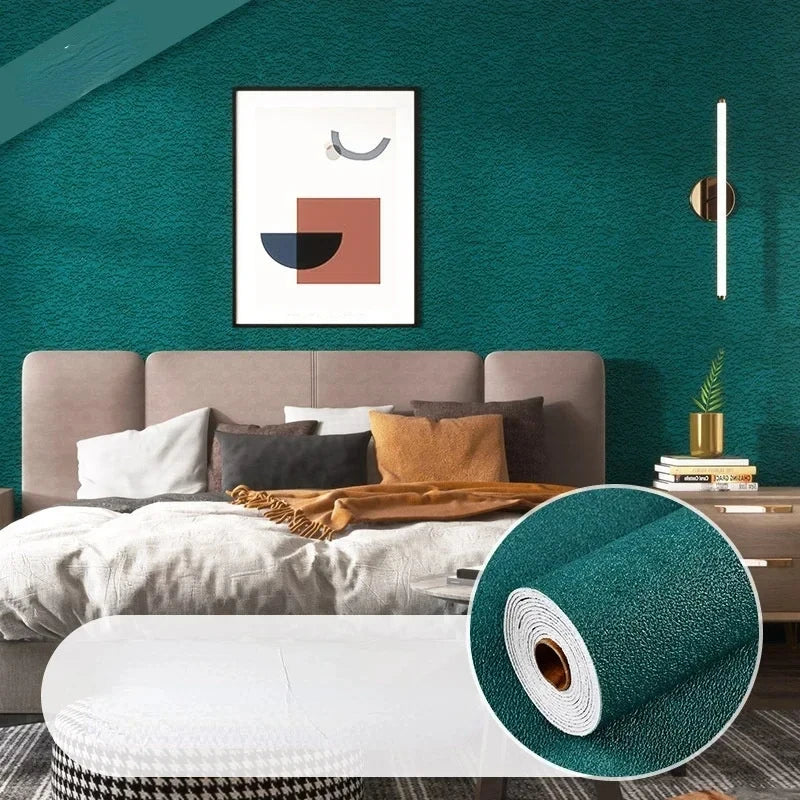 10m Self Adhesive 3D Wall Panel Wallpaper Foam Soundproof Waterproof 3D Wall Sticker New Design Bedroom Wallpaper Thickening
