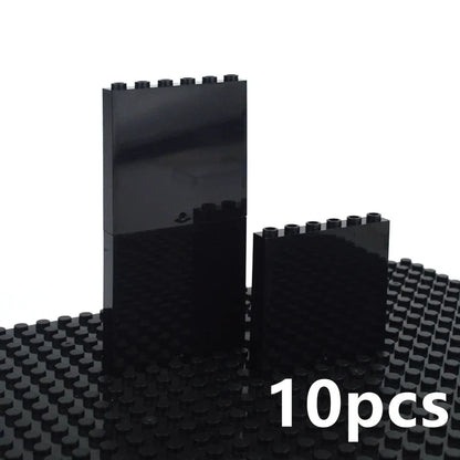 DIY Building Block 10pcs Door Window Frame Wall City 1x6x5 1*4x3 Glass Transparent Panel House Parts MOC Bricks 59350 59349 Toy