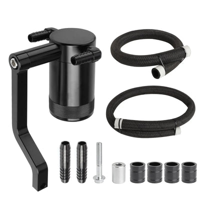 6.4L Oil Can Catch Can Z-Bracket Billet Catch Can for Chrysler Dodge Charger Challenger Jeep Oil Separator Tank