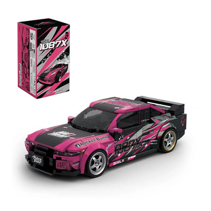 Technical MOC 1087X Drift Vehicle Building Blocks City Champion Racing Sports Car Model Collect Toy Christmas Gift for Kid Adult