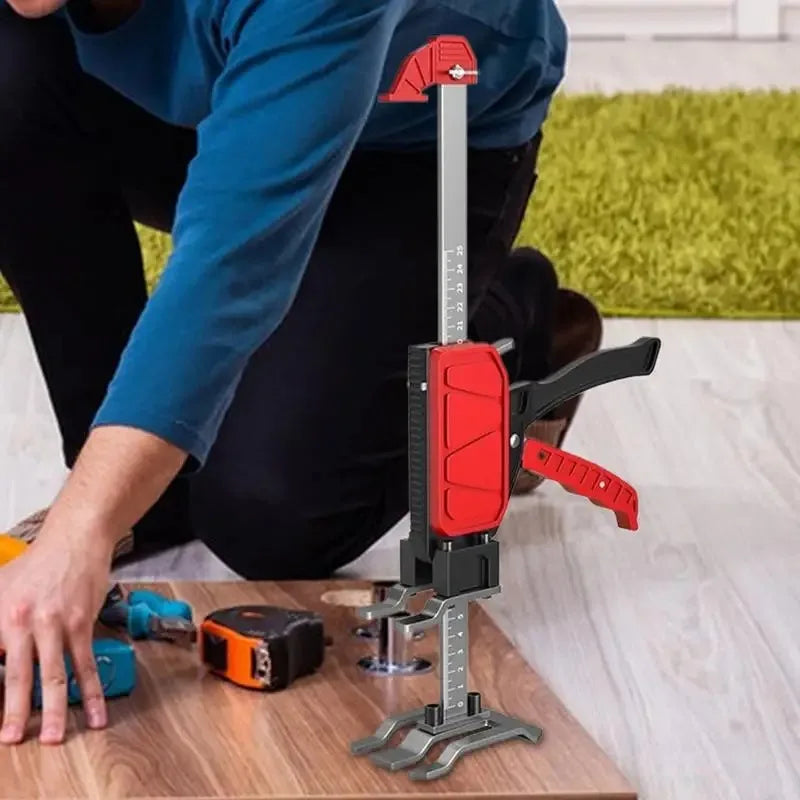 Door Window Installation Lifter Tool Adjustable Height Locator Jack Labor Saving Auxiliary Lifting Device for Door Frame