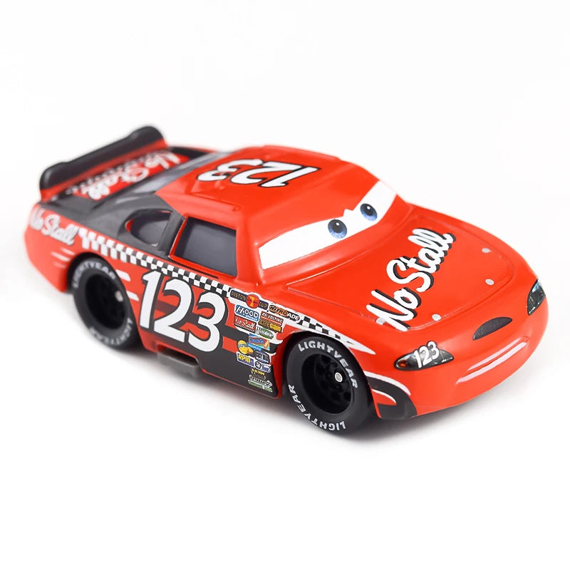 Pixar Car 2 Car 3 Storm Jackson Truck Lightning McQueen No：4 28 33 63 Container Truck Die Casting Mack Model Child Birthday Gift
