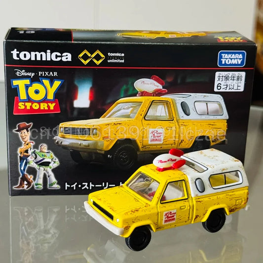 Takara Tomy Tomica Pizza Planet Delivery Truck Diecast Alloy Model Car Pixar Toy Story Premium Unlimited 13 For Adult Collectors