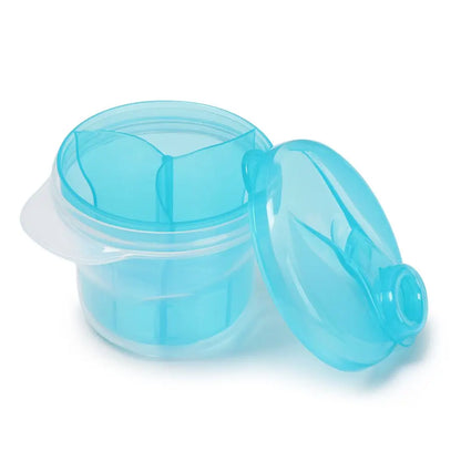3 Doses Formula Container of Baby Milk Powder Dispenser Snack Pot Storage
