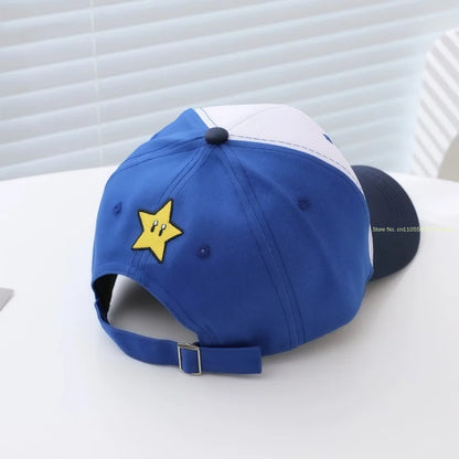 New Mushroom Yoshi Classic Character Baseball Cap Game Merchandise Unisex Adjustable Size Color Blocking Casual Fashion Gift