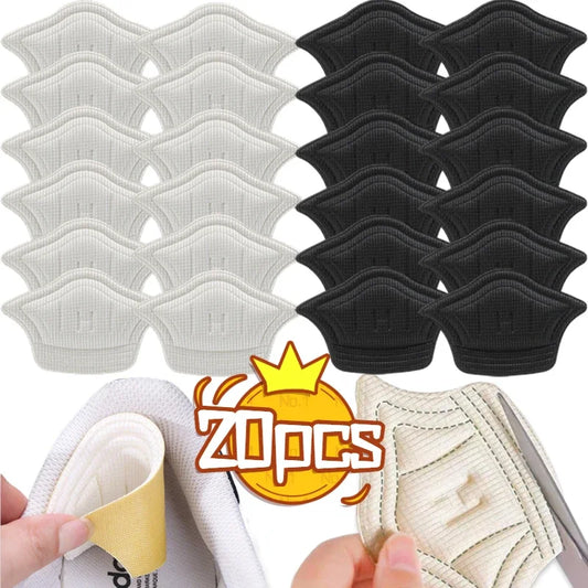 2/20pcs Foot Pads for Shoes Patch Heel Pads For Sport Shoes Too Big Reduce Size Filler Insert Heel Protectors Stickers Shoes Pad