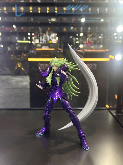 New Blokees Saint Seiya Champion Class  Aries Shion Libra Tong Hu Funeral Robe Snap Fit Model Articulated Anime Birthday Gift