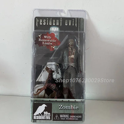 Redfield Hunk Zombie With Dog Licker And Walker Chris Redfield Biohazard Executioner Majini Action Figure Model Toys Decor