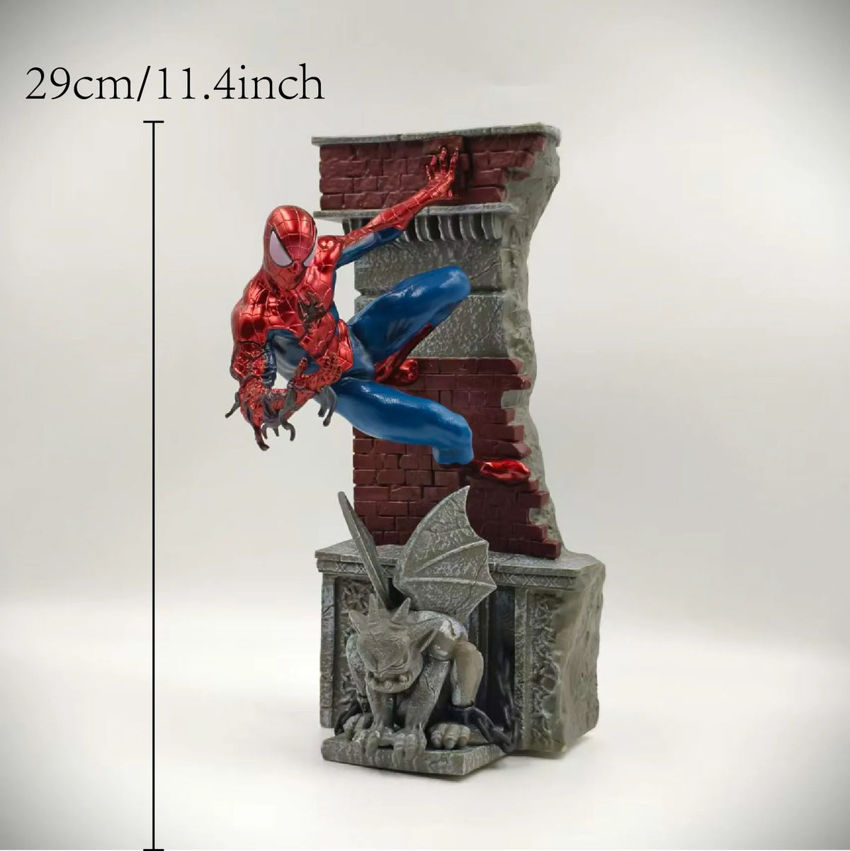 29cm 11.4 inch Anime Spider-Man Action Figures Pvc Statue Desktop Ornamen Collection Statue Model Decoration Room Toys Gifts