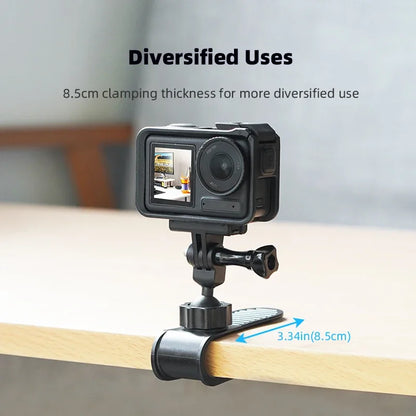 Sun Visor Camera Mount, Universal Car Clip for DJI Pocket, Insta360 X5 Ace Pro 2, GoPro Hero, Action 5 Pro Phone Holder