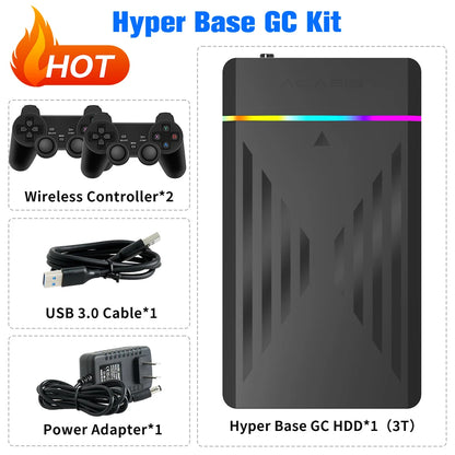 Retro Gaming HDD Retrobat＆Playnite＆Launchbox OS for PS4/PS3/PS2/PS1/SWITCH/N64/DC/WIIU 39 Emulators for Windows with 17000+Games