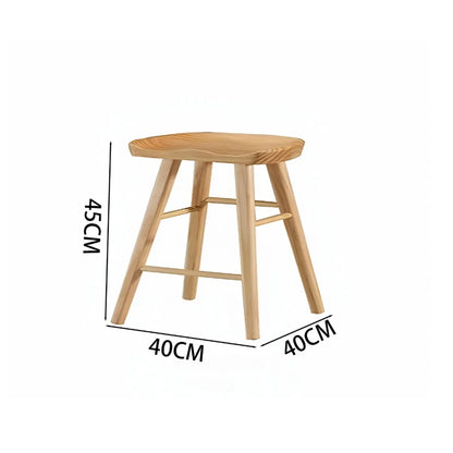 Nordic Bar Chair, Bar Stool, Solid Wood Home Chair, High Stool, Mobile Phone Store Stool, Modern Minimalist Bar Chair, Bar Stool