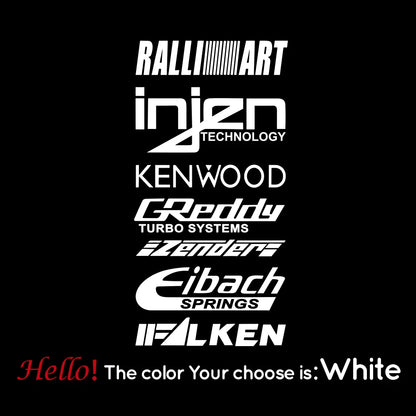 1pc Funny injzn kenwood text bike sticker Car Stickers And Decals Carbon Sticker Auto Sticker Home Decor Wall Stickers