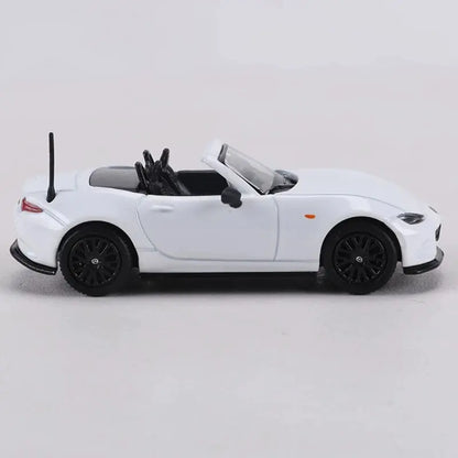 1:64 MAZDA MX-5 RF Roadster 2024 Alloy Street Sports Car Model Diecast Metal Racing Car Vehicle Model Simulation Collection Gift