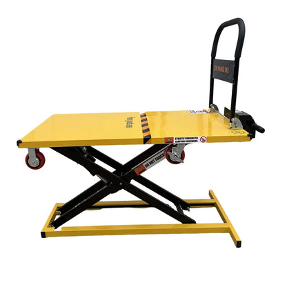 Electric Hydraulic Lithium Battery Lifting Platform Cart Suitable Small Truck Van Lifting Table Small Lifting Table 300/500KG