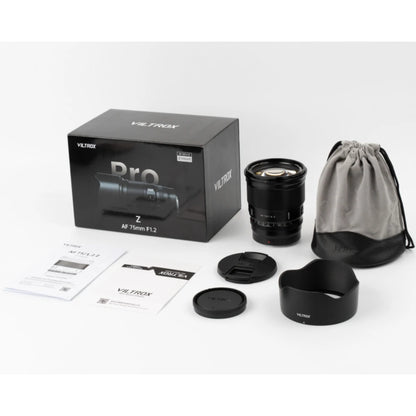 Viltrox 75mm f1.2 Pro Auto Focus Large Aperture Lens For Fujifilm X Sony E Nikon Z Mount Mirrorless Cameras