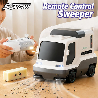 2026 New SONNY RC Car Desktop Vacuum Cleaning 4WD Drift Remote Control Vehicle Mini Tabletop Hobby Toy